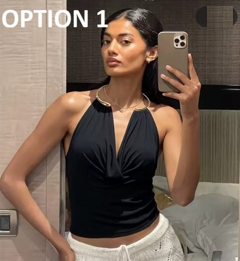 New Sexy Fashion Halter Backless Tank Top CODE: KAR4902