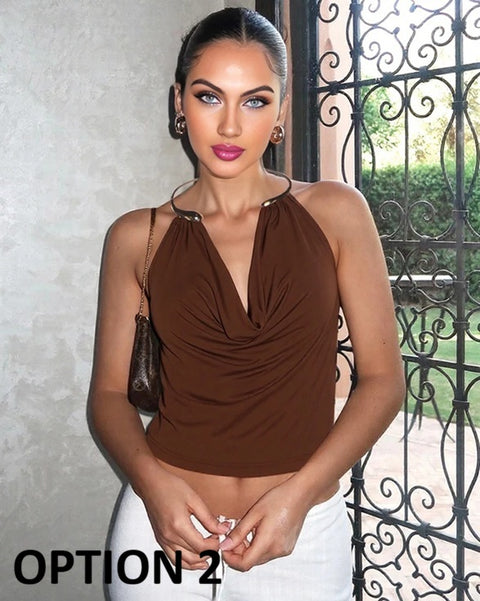 New Sexy Fashion Halter Backless Tank Top CODE: KAR4902