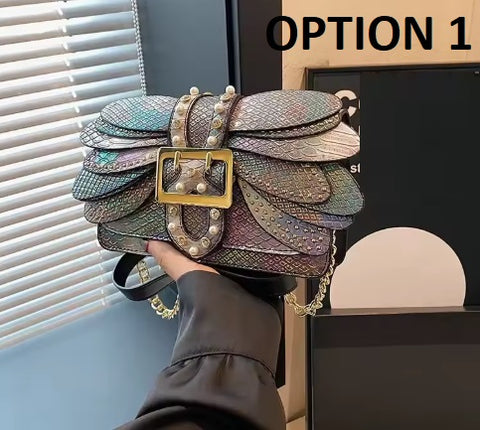 New Fashion Rivets Chain Small Square Bags CODE: KAR4903