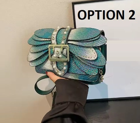 New Fashion Rivets Chain Small Square Bags CODE: KAR4903