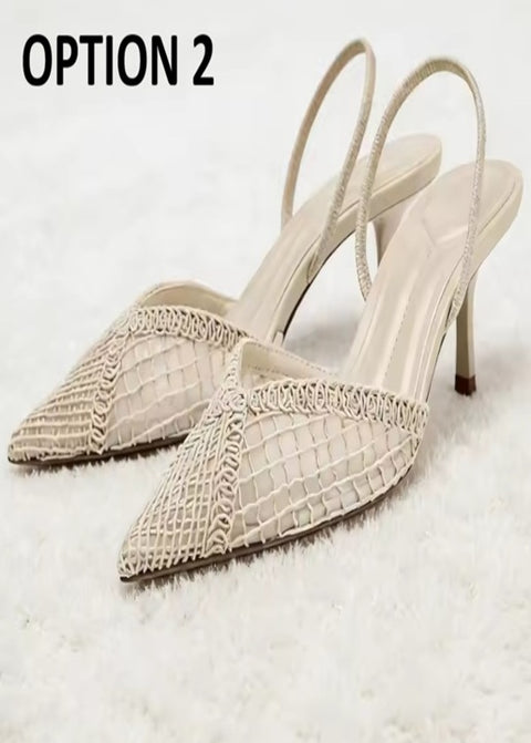 New Fashion Comfort Pointed Toe Shallow High Heels CODE: KAR4908