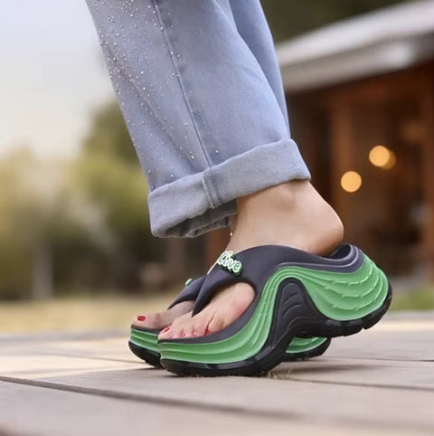 New Chunky Platform Flip Flops High Heel Slippers CODE: KAR4916