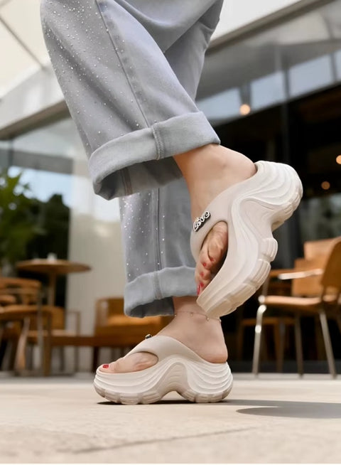 New Chunky Platform Flip Flops High Heel Slippers CODE: KAR4916