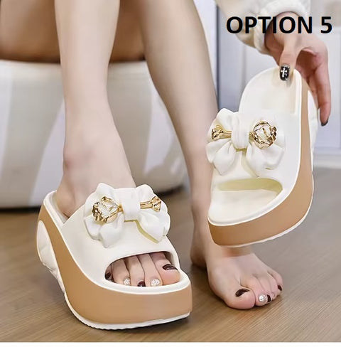 New Chunky Platform Flip Flops High Heel Slippers CODE: KAR4916
