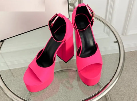 New 12cm Club Platform Thick Sole High Heels CODE: KAR4924