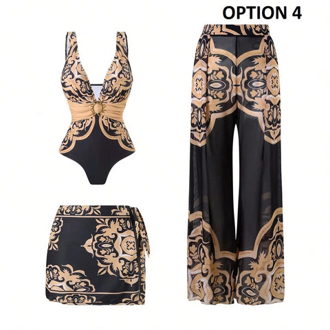 New Fashion Trend Sexy Three-piece Swimwear CODE: KAR4933