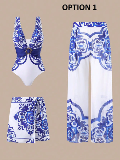 New Fashion Trend Sexy Three-piece Swimwear CODE: KAR4933