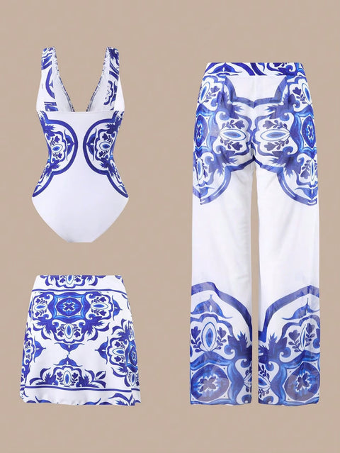 New Fashion Trend Sexy Three-piece Swimwear CODE: KAR4933