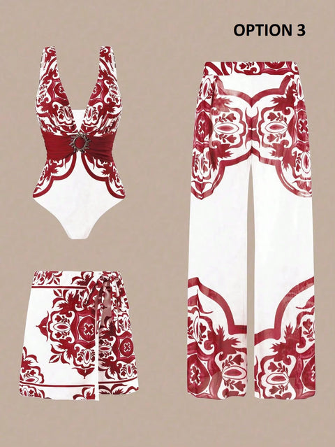 New Fashion Trend Sexy Three-piece Swimwear CODE: KAR4933