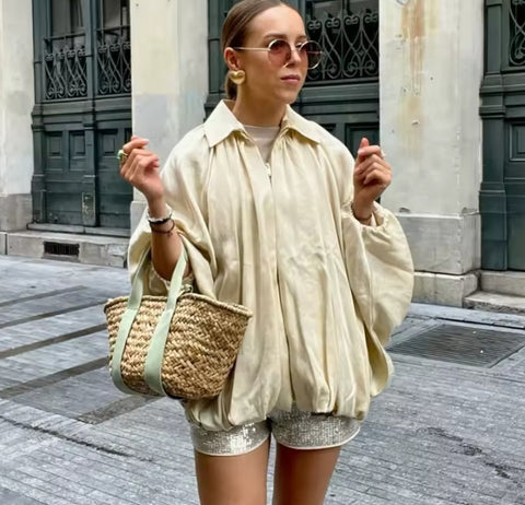New Loose Long Sleeve Casual Office Outwear CODE: KAR4936