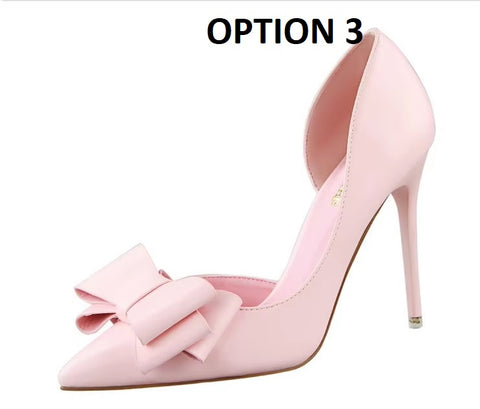 New Fashion Show Sweet Bow High Heels CODE: KAR4937