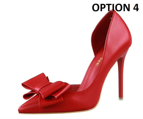 New Fashion Show Sweet Bow High Heels CODE: KAR4937