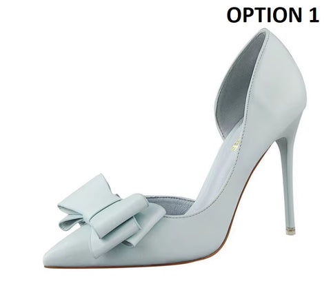 New Fashion Show Sweet Bow High Heels CODE: KAR4937