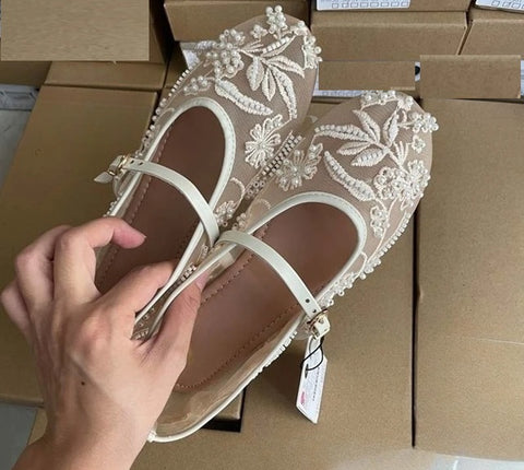 New Round Toe Belt Buckle Ballet Style Casual Flats CODE: KAR4938