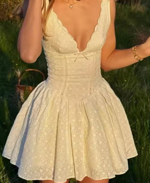 New Deep V Neck Sexy Mini Party Dress CODE: KAR4952