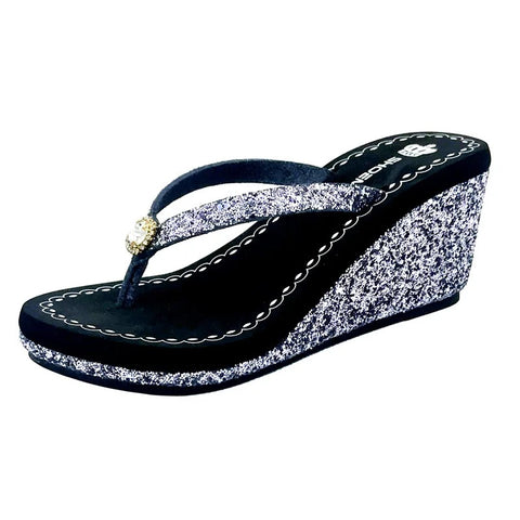 New fashion sexy wedge flip-flops thick waterproof high-heeled slippers CODE: KAR4954