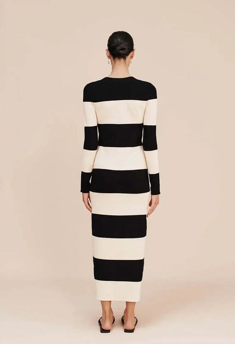 New Simple Style Long Sleeves Casual Long Dress CODE: KAR4979