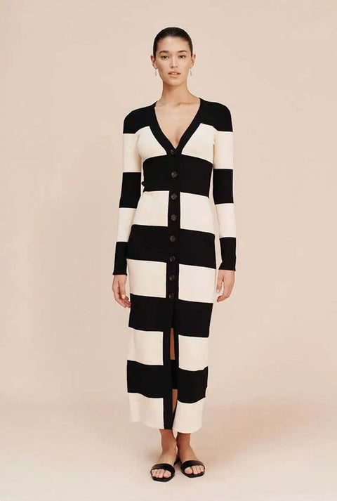 New Simple Style Long Sleeves Casual Long Dress CODE: KAR4979