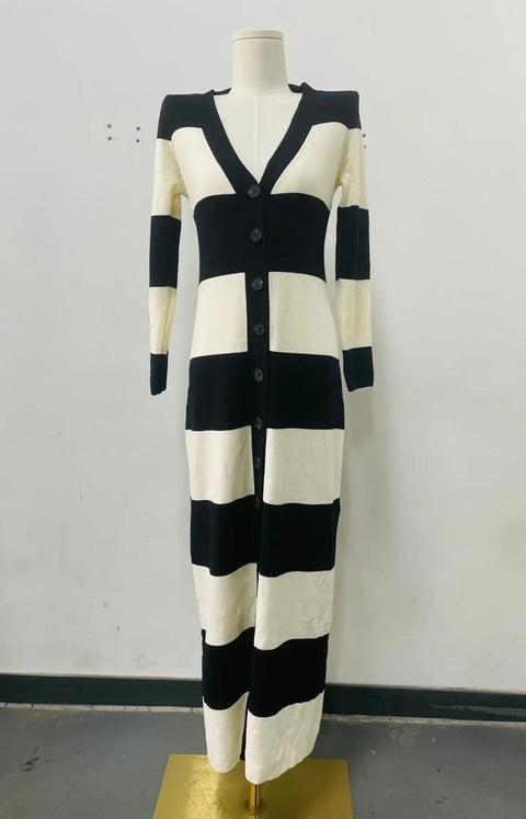 New Simple Style Long Sleeves Casual Long Dress CODE: KAR4979