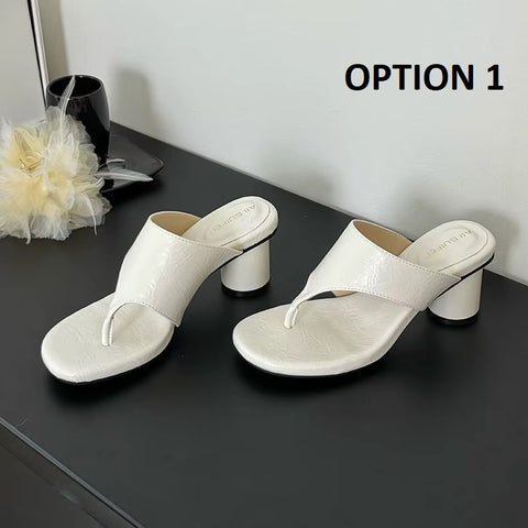 New Fashion Flip flops Elegant Round Heels CODE: KAR4981