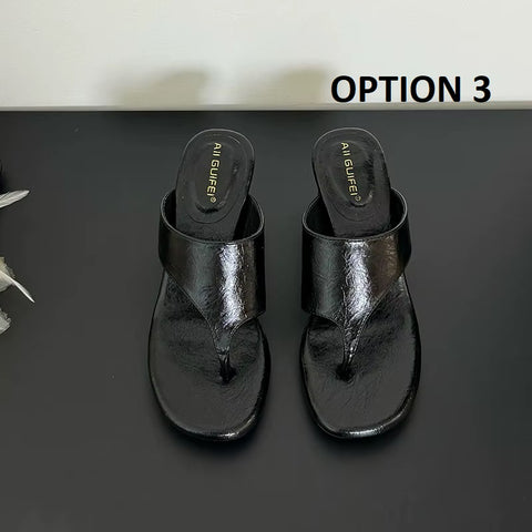 New Fashion Flip flops Elegant Round Heels CODE: KAR4981