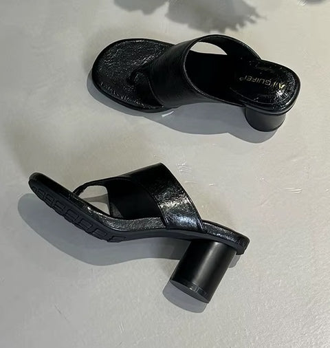 New Fashion Flip flops Elegant Round Heels CODE: KAR4981