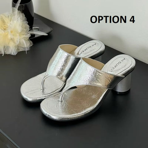 New Fashion Flip flops Elegant Round Heels CODE: KAR4981