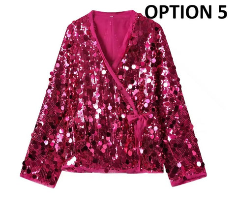 New Long Sleeve V Neck Casual Loose Outerwear CODE: KAR4983