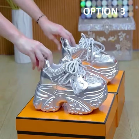 New Fashion Designer Luxury Crystal Casual Shoes SIZE: 39 CODE: READY1772