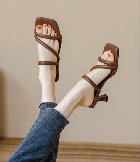 New Fashion Square Toe High Heels CODE: KAR5000