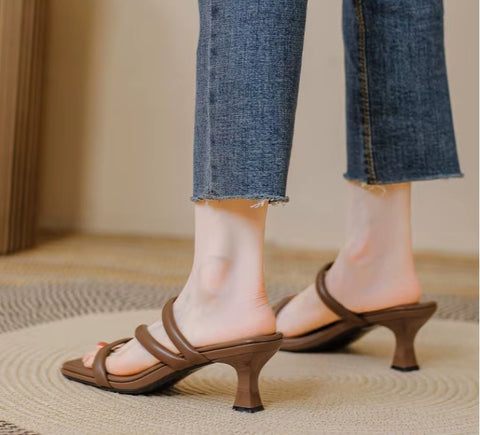 New Fashion Square Toe High Heels CODE: KAR5000