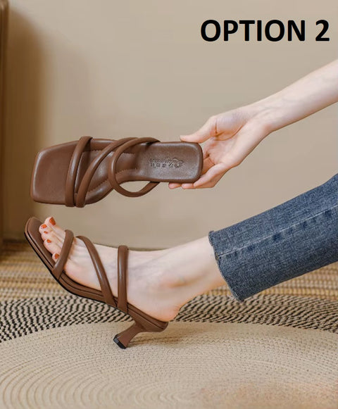New Fashion Square Toe High Heels CODE: KAR5000