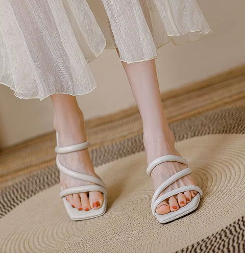 New Fashion Square Toe High Heels CODE: KAR5000