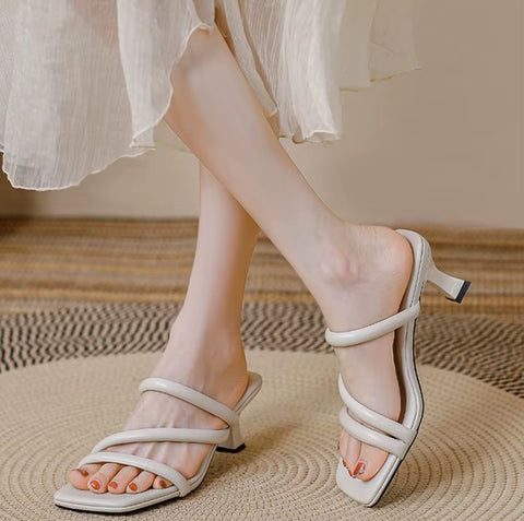 New Fashion Square Toe High Heels CODE: KAR5000