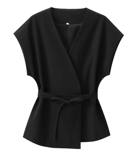 New Casual Series Blended Double Breasted Two-piece Set CODE: KAR5010