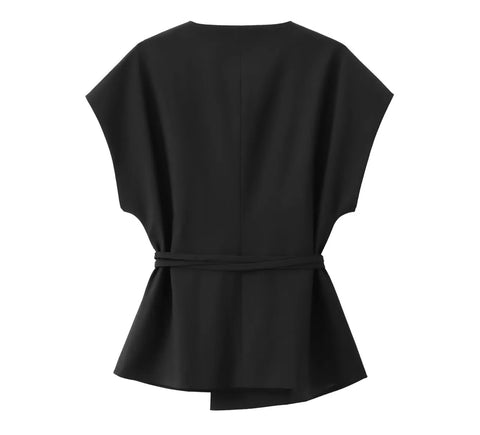 New Casual Series Blended Double Breasted Two-piece Set CODE: KAR5010