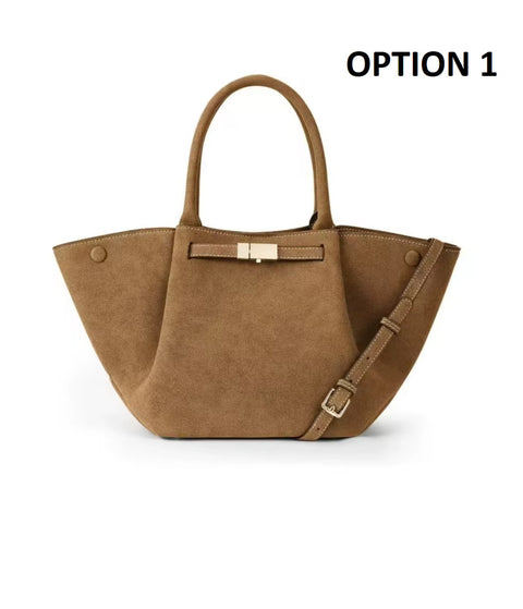New Fashion Niche Design Imitation Suede Tote Bag CODE: KAR5012