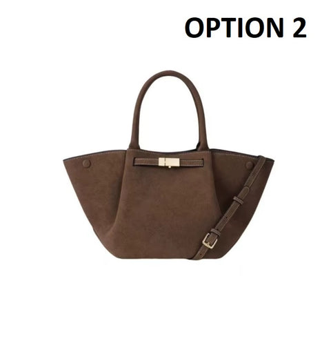 New Fashion Niche Design Imitation Suede Tote Bag CODE: KAR5012