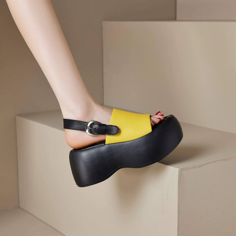 New Fashion Slingback Elegant Peep Toe High Heels Sandals CODE: KAR5017