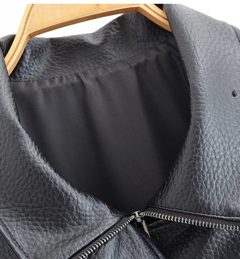 New Long Sleeve Pebble Faux Personality Fashion Jacket CODE: KAR5018