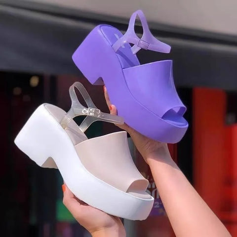 New Thick Sole Anti-Slip Open Toe Platform Sandal CODE: KAR5022