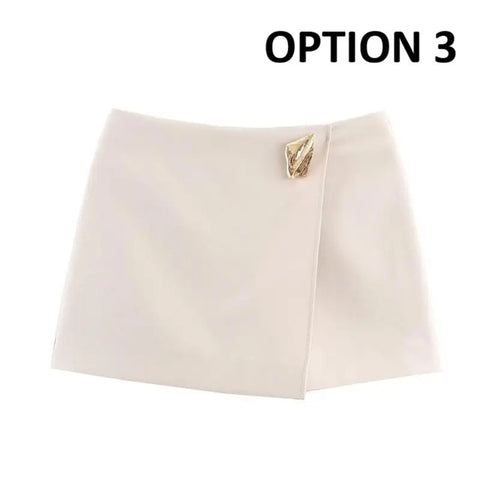 New Daily Commute Asymmetrical Short Skirt CODE: KAR5024