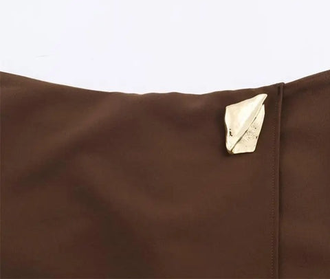 New Daily Commute Asymmetrical Short Skirt CODE: KAR5024