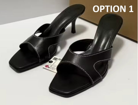 New Square Toe Casual Stiletto High Heels CODE: KAR5028
