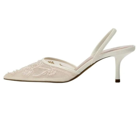 New Pointed Toe Sexy Floral High Heels CODE: KAR5033