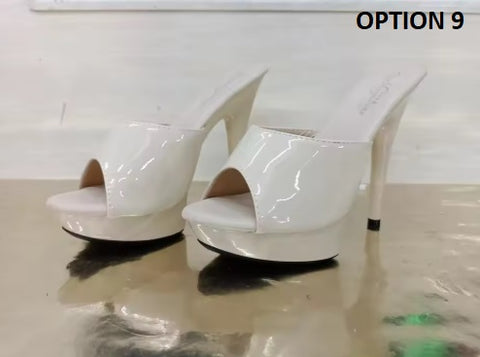 New Fashion Mule Patent Luxury Heels CODE: KAR5048