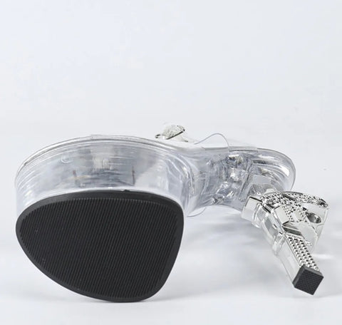 New Street Style Transparent Buckle Strap High Heel Platform Sandals CODE: KAR5055