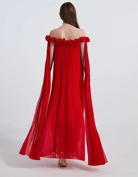 New Sexy One Neck Pleated Long Party Dress CODE: KAR5065