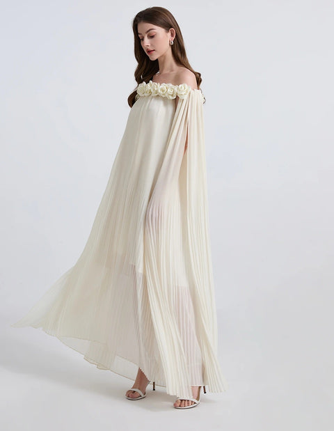 New Sexy One Neck Pleated Long Party Dress CODE: KAR5065