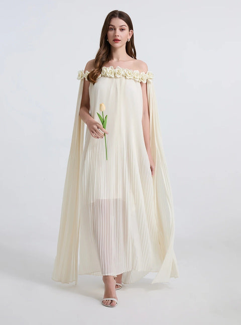 New Sexy One Neck Pleated Long Party Dress CODE: KAR5065